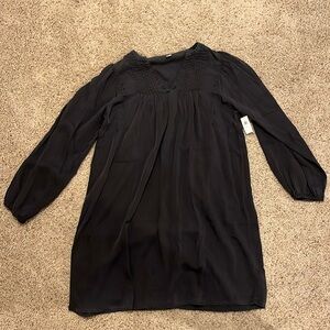 NWT Old Navy Women’s Size Large Tall Black Dress